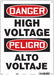 Safety Sign 14 in x 10 in Polyethylene