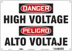 Safety Sign 10 in x 14 in Aluminum