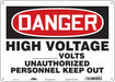 Safety Sign 10 inx14 in Aluminum