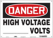 Safety Sign 10 inx14 in Aluminum