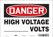 Safety Sign 7 inx10 in Vinyl