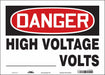 Safety Sign 10 inx14 in Vinyl