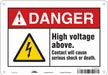 Safety Sign 7 in x 10 in Aluminum