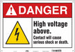 Safety Sign 14 inx20 in Polyethylene