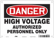 Safety Sign 7 inx10 in Polyethylene