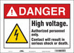 Safety Sign 10 inx14 in Vinyl