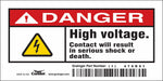 Safety Sign 2.25in x 4.5in Vinyl