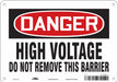 Safety Sign 7 in x 10 in Polyethylene