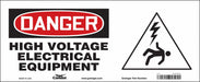Safety Sign 7 in x 17 in Vinyl