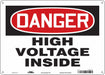 Safety Sign 10 in x 14 in Polyethylene