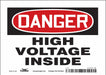 Safety Sign 5 inx7 in Vinyl