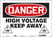 Safety Sign 10 inx14 in Vinyl