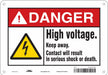 Safety Sign 7 in x 10 in Aluminum