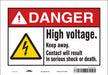Safety Sign 7 inx10 in Vinyl