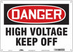 Safety Sign 10 in x 14 in Aluminum