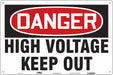 Safety Sign 24 in x 36 in Polyethylene