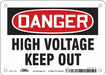 J6932 Safety Sign 5 inx7 in Vinyl