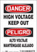 Safety Sign 7 inx5 in Vinyl