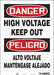 Safety Sign 14 inx10 in Vinyl