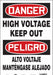 Safety Sign 20 inx14 in Vinyl