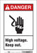 Safety Sign 10 in x 7 in Vinyl