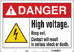 Safety Sign 14 inx20 in Polyethylene