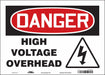 Safety Sign 10 in x 14 in Vinyl