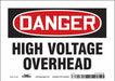 J6933 Safety Sign 5 inx7 in Vinyl