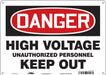 Safety Sign 10 inx14 in Aluminum
