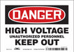 Safety Sign 5 inx7 in Vinyl