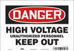 Safety Sign 7 inx10 in Vinyl