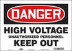 Safety Sign 10 inx14 in Vinyl