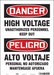 Safety Sign 14 inx10 in Vinyl