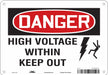 Safety Sign 7 in x 10 in Aluminum