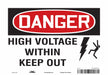 Safety Sign 7 in x 10 in Vinyl