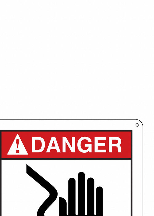 Safety Sign 14 in x 10 in Aluminum