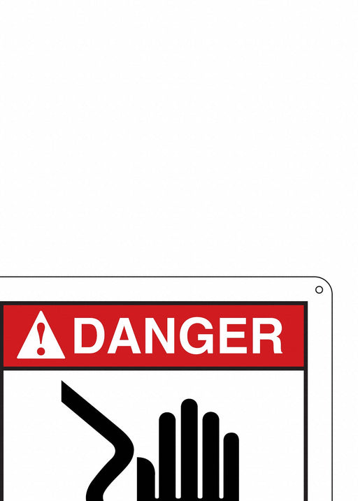 Safety Sign 14 in x 10 in Aluminum