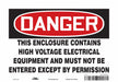 Safety Sign 7 inx10 in Vinyl