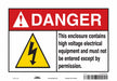Safety Sign 7 in x 10 in Vinyl