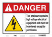 Safety Sign 10 in x 14 in Vinyl