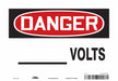 Safety Sign 7 in x 10 in Vinyl