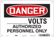 Safety Sign 7 in x 10 in Aluminum