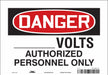 Safety Sign 7 inx10 in Vinyl