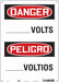 Safety Sign 14 in x 10 in Polyethylene