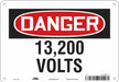 Safety Sign 7 in x 10 in Aluminum