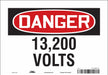 Safety Sign 7 inx10 in Vinyl