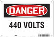 Safety Sign 7 in x 10 in Aluminum