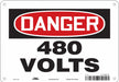 Safety Sign 7 inx10 in Polyethylene