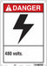 Safety Sign 14 in x 10 in Aluminum