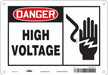 Safety Sign 7 inx10 in Polyethylene